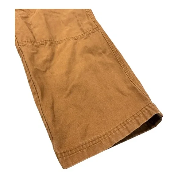 REI Men's Tan Canvas Double Knee Utility Work Pants Size 34x30 - Picture 4 of 13